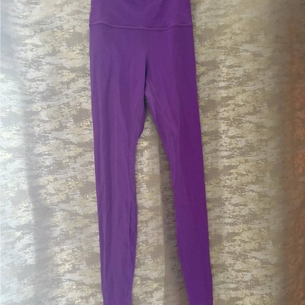 lulu Women's align Purple Leggings - Picture 2 of 4